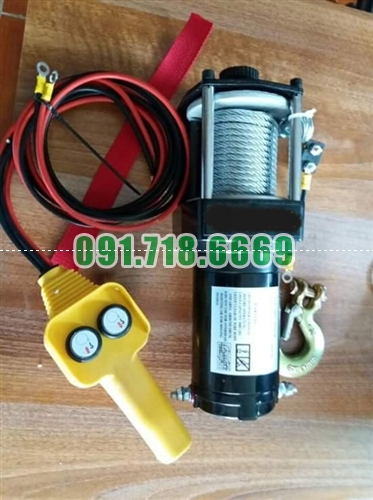 Bán Tời điện kéo xe 3000LBS (12V-24V) giá rẻ chính hãng