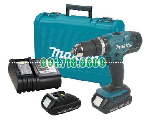 Bán Khoan búa vặn vít dùng pin Makita DHP453SYE (18V) giá rẻ chính hãng